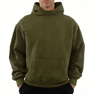 Sudadera Casual Cómoda de Corte Holgado con Estampado Digital en Felpa, Sudadera con Capucha Sublimada para Hombre - Product Image 3