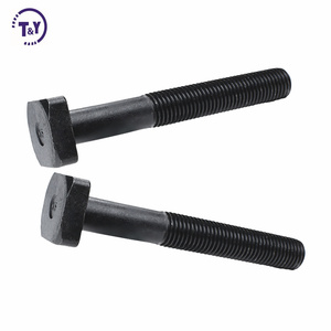 M8 * 45 DIN 479 en acier inoxydable zingué 12.9 Grade Hdg boulon coulissant <span class=keywords><strong>à</strong></span> tête carrée pour machine concasseur <span class=keywords><strong>à</strong></span> percussion - Product Image 4