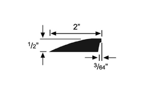 Cao su sàn dốc cao su Vinyl <span class=keywords><strong>Reducer</strong></span> dải - Product Image 6