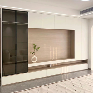 Mueble de TV Moderno y Minimalista de Madera con Iluminación, Mueble de Almacenamiento de Lujo para Sala de Estar, Dormitorio, Comedor, Hotel, Muebles para el Hogar - Product Image 3