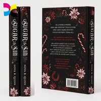 Impression de roman relié personnalisé, livre de fantasy avec bords pulvérisés, papier écologique recyclable, impression couleur intégrale, livre de collection haut de gamme