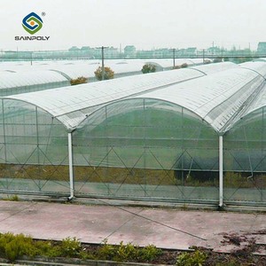 دفيئة غشائية |   هيكل إطار الدفيئة |   دفيئة بلاستيكية كبيرة متعددة الأقواس للنباتات - Product Image 2