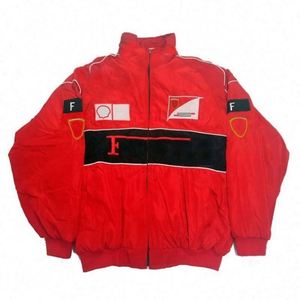 Veste coupe-vent unisexe à col montant American Racing 2026 pour l'hiver, idéale pour le baseball et la moto - Product Image 3