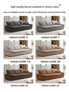 Sofá suave <span class=keywords><strong>de</strong></span> velero <span class=keywords><strong>de</strong></span> fila recta <span class=keywords><strong>de</strong></span> tela tecnológica minimalista italiana moderno Simple sala <span class=keywords><strong>de</strong></span> estar Luz <span class=keywords><strong>de</strong></span> lujo para esponja pequeña - Product Image 4