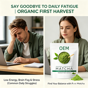 Matcha en Polvo 100% Orgánico de Marca Privada OEM, Matcha Ceremonial Natural Puro de Té Verde al por Mayor - Product Image 2
