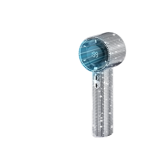 Ventilador de Mano Mini de Lujo con Diamantes, Recargable por USB, de Alta Velocidad, Refrigeración por Aire, Portátil para Auto, Exteriores, Hotel, RV - Product Image 1