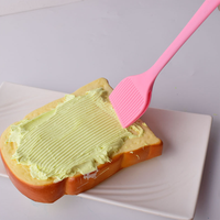 2025 luxe maison cuisine accessoires de cuisson Silicone verre crème spatule et distributeur d'huile avec brosse