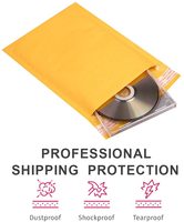 Enveloppes à bulles en papier kraft, sacs d'expédition écologiques, enveloppes rembourrées personnalisées de couleur pour la livraison express