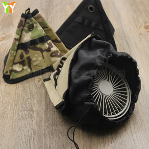 Bolsa de almacenamiento para ventilador de camping estilo japonés y coreano, bolsa para trípode de ventilador eléctrico para exteriores, bolsa con cordón para caja de papel higiénico - Product Image 1