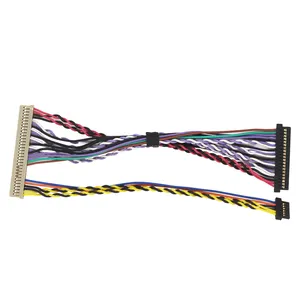 I-pex 20453-20455 40 Pin ruban câble Led Lvds câble 1ch 6bit pour 1366x768 panneau Lvds câble