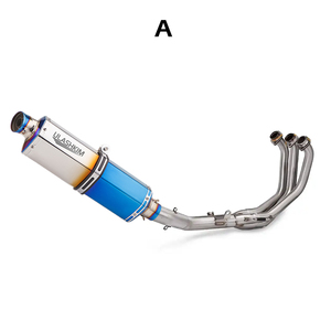 Échappement de moto pour Yamaha MT-09 2021-2023, section avant modifiée en acier inoxydable, <span class=keywords><strong>silencieux</strong></span> d'échappement <span class=keywords><strong>MT09</strong></span> - Product Image 2