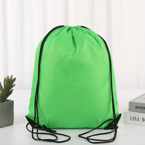 Bán buôn tùy chỉnh tái sử dụng Polyester dây kéo mua sắm Túi ba lô xách tay với biểu tượng tùy chỉnh cho cuộc sống hàng ngày sử dụng thực hiện Trung Quốc - Product Image 5