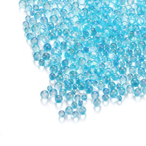 Perles en verre rondes transparentes arc-en-ciel pour la décoration des ongles, 3mm 5mm 6mm 8mm 10mm 12mm 14mm 16mm 18mm 20mm - Product Image 3