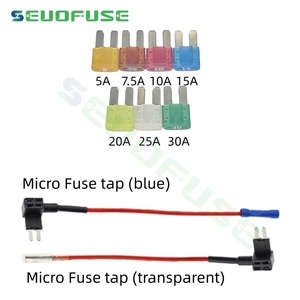 SEUO جيدة العلامة التجارية فيوز الحنفية محول القياسية/مصغرة/مايكرو/الأضواء حامل فيوز للسيارة ضد الماء 1A-50A فيوز شفرة حامل - Product Image 4
