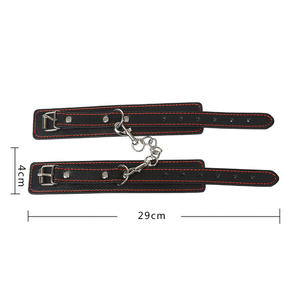 Набор для БДСМ Delove: Фетиш-комплект для бондажа, наручники из ПУ, водонепроницаемые, регулируемый размер, для женщин и геев - Product Image 5