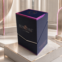 Boîte cadeau en carton rigide personnalisée avec couvercle amovible pour produits de beauté, accessoires électroniques et cadeaux promotionnels
