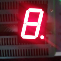 Afficheur LED à 7 segments à chiffre unique de 1 pouce, Super Rouge (620-625 nm), Houkem-10016-A/BSR, 10 broches, éclairage LED