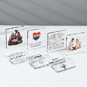 Plaque en acrylique personnalisée en forme <span class=keywords><strong>de</strong></span> cœur pour la santé mentale - Texte « Self Love » imprimé sur une plaque <span class=keywords><strong>de</strong></span> bureau en acrylique transparent pour la décoration <span class=keywords><strong>de</strong></span> cabinet <span class=keywords><strong>de</strong></span> thérapie - Product Image 1