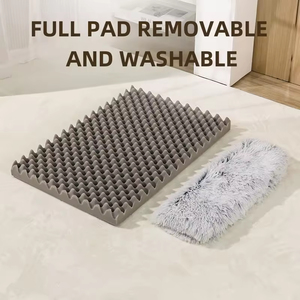 High Eco-Friendly Velvet Fleece <b>Dog</b>/Cat Mat Solid Animal Pattern Plush Square Pet Bed Deep Sleep Winter Wholesale <b>Sofa</b> Bed - Product Image 3