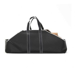 Free Sample Large Canvas <b>Log</b> Tote Bag Carrier Indoor Fireplace Firewood Totes <b>Holders</b>, Best for Carrying Wood - Product Image 1