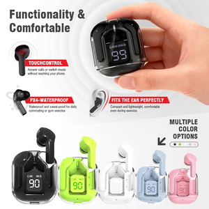 Auriculares Inalámbricos Air 31 True Wireless con Diseño Semi-In-Ear 5.1, Resistentes al Agua IPX4, Control Táctil, Baja Latencia, Auriculares para Juegos Digitales - Product Image 3