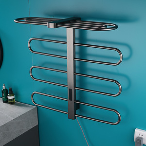 <span class=keywords><strong>Toallero</strong></span> eléctrico inteligente Kampolly para baño, Control de tiempo, pantalla <span class=keywords><strong>Digital</strong></span>, <span class=keywords><strong>termostato</strong></span>, <span class=keywords><strong>toallero</strong></span> caliente <span class=keywords><strong>con</strong></span> calefacción eléctrica - Product Image 5
