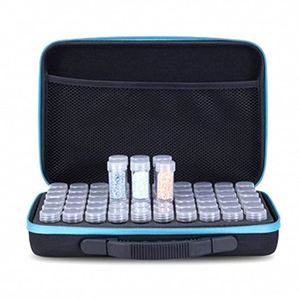Étui de rangement pour peinture au diamant à 60 compartiments, marque privée, sac de rangement pour peinture au diamant avec compartiment en maille et 60 flacons en plastique - Product Image 6
