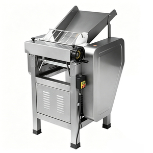 Nouvelle machine commerciale à pâtes en acier inoxydable GRM-130 1500W 380V/50Hz, épaisseur réglable, automatique, pour pâtes fraîches et farine de boulangerie - Product Image 1