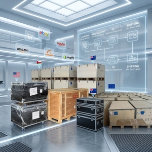 Expédition transfrontalière Chine vers l'UE et les États-Unis pour meubles, sacs en plastique, boîtes en carton, service de contrôle qualité - Product Image 2