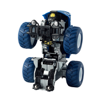 Véhicule militaire de style char, jouet durable à friction, transformable par collision, véhicule tout-terrain pour enfants, jeu en extérieur