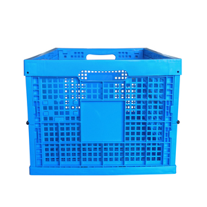 Lớn Nhựa Có Thể Gập Lại <span class=keywords><strong>Crate</strong></span> huyệt Ráp Trái Cây Rau Lưu Trữ Bin Tái Chế Trứng Thịt Gạo Hạt Giống Hộp Giỏ <span class=keywords><strong>Stackable</strong></span> - Product Image 3