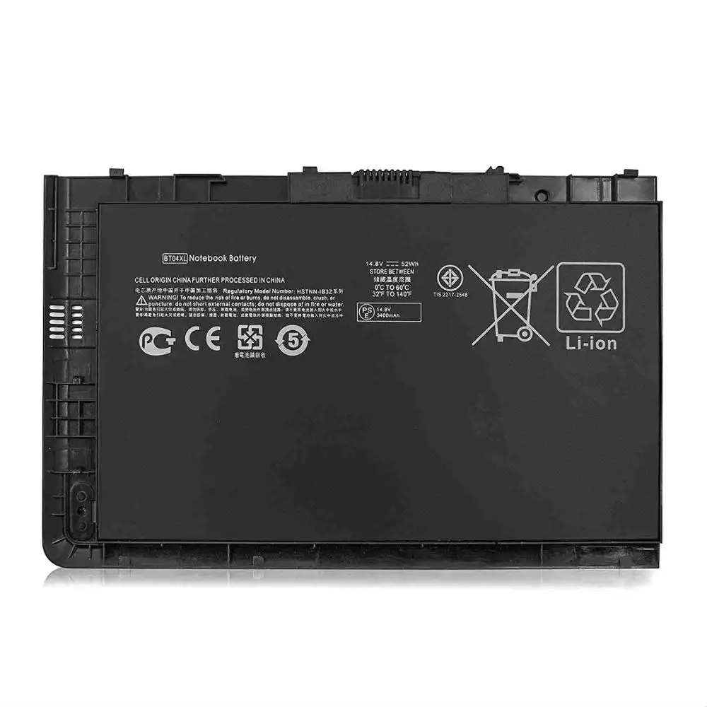 BT04XL Internal Battery Compatible Laptop HP Elitebook 9470m Series BA06XL 14.8V 52Wh Polymer Cell