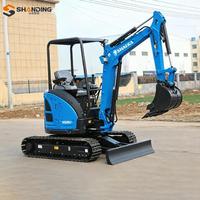 Mini-excavatrice SHANDING, livraison gratuite, tracteur mini-excavateur, mini-excavatrice de construction 2,5 tonnes, 3 tonnes, mini-escavadeira, mini-excavatrice à vendre