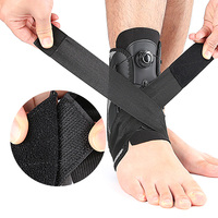 Attelle de cheville réglable avec support à ressort et prévention de la supination, stabilisateur de cheville unisexe pour la course, protection OEM