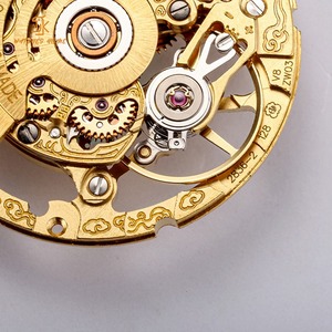 Mouvement automatique squelette modifié Original Caliber Sellita SW200, 26 rubis, 28800 vph, plaqué or, pour usine de montres sur mesure - Product Image 4