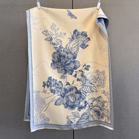 2025 nouvelles femmes Polyester mode écharpe français élégant rétro fleur conception automne hiver chaud climatisation châle