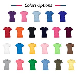 Chemise blanche décontractée en coton 100% de qualité supérieure pour femmes, multicolores, <span class=keywords><strong>t</strong></span>-shirts pour femmes avec logo brodé imprimé - Product Image 2