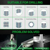 Foret U indexable 2D SP 42CrMo pour un élimination des copeaux excellente, outils CNC, fabricant d'outils de perçage profond, foret à plaquettes SPMG pour tournage de métaux