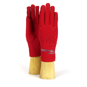 ผลิตในอิตาลี ถุงมือผู้หญิง ถุงมือแฟชั่น ถุงมือผ้าประดับเพชร เปล่งประกายและเหมาะสำหรับโอกาสที่หรูหรา เหมาะสำหรับ - Product Image 1