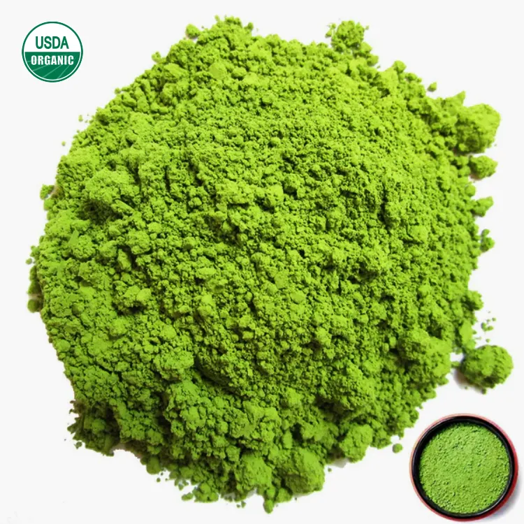 Polvo de té verde Matcha orgánico puro de alto grado japonés Ceremonial