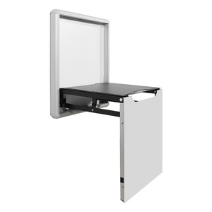 Concealed <b>Folding</b> Shoe <b>Stool</b> Wall Mounted Ultra Thin 3.8Cm Thickness 6.25Kg Weight For Entryway Home Use - Product Image 2