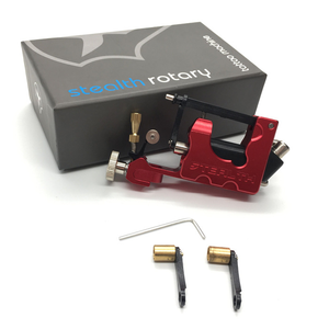 <span class=keywords><strong>Machine</strong></span> rotative à tatouage électrique en alliage furtif 2.0, cordon à Clip traditionnel RCA, double Interface, moteur Shrapnel noir avec boîte - Product Image 4