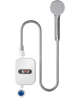 Nouvel Arrivage Chauffe-eau Électrique Instantané en Acier Inoxydable pour Salle de Bain, Ensemble Robinet de Douche