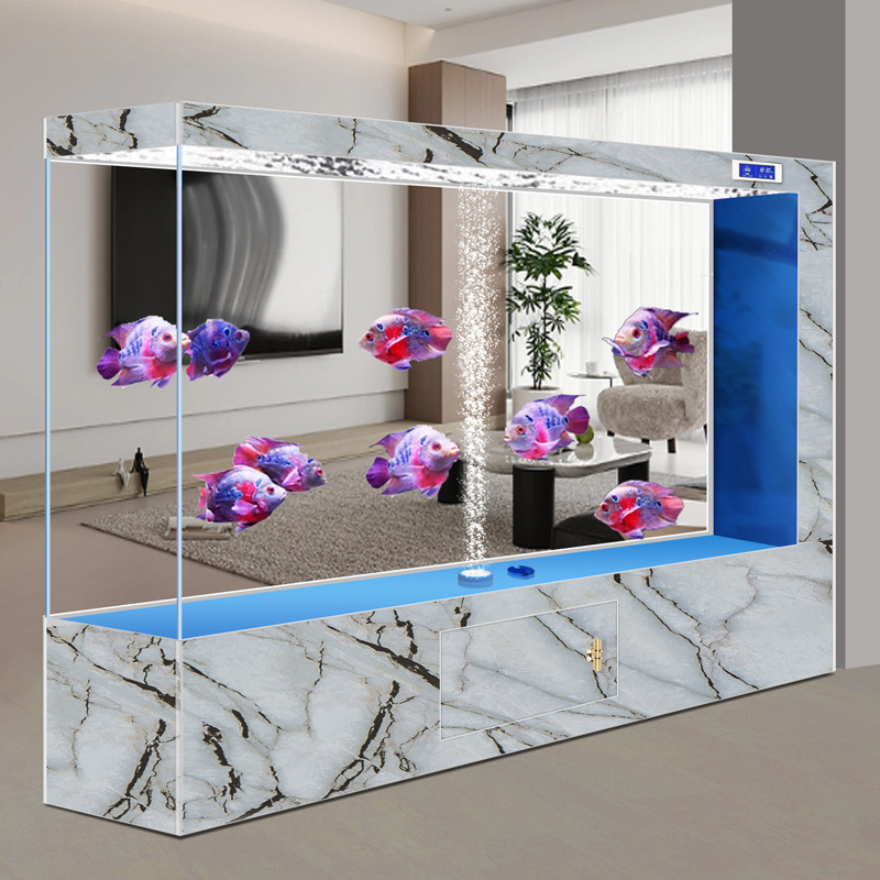 Mármol blanco - Vidrio súper blanco con oxigenación oculta.