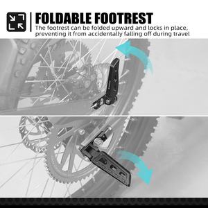 NICECNC Blocs de réglage de tendeur de chaîne et chevilles arrière pliables pour Sur-Ron Surron Light Bee X S L1E Segway X160 X260 2024 2023 - Product Image 3