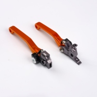 Leviers de frein et d'embrayage KTM pliables et réglables pour moto tout-terrain, motocross, enduro 250-530 SX SX-F XC XC-W EXC EXC-F