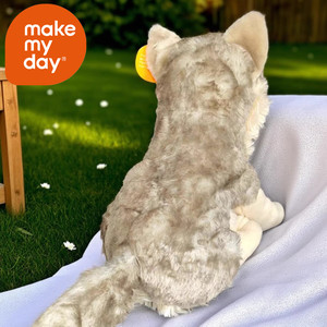 Peluche réaliste de chiot de loup, jouet en peluche animal de simulation, poupée de loup bébé douce, peluche animal sauvage pour enfants, cadeau, décoration intérieure - Product Image 6