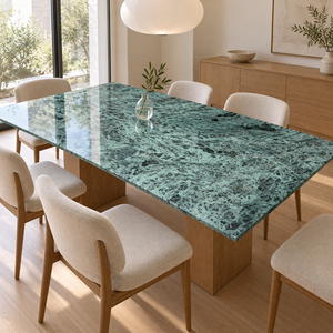 Dalles de marbre vert Bulgari de haute qualité, pierre naturelle, grandes dalles pour villa, hôtel, comptoir de cuisine, revêtement mural, sol - Product Image 3
