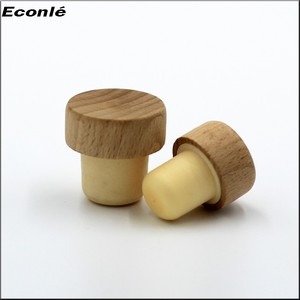 <span class=keywords><strong>Bouchons</strong></span> en T en polymère personnalisés de 22 mm/22,5 mm avec dessus en aluminium anti-effraction pour bouteilles de vin et spiritueux – Vente en gros - Product Image 1