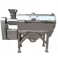 Séparateur centrifuge vibrant à flux d'air pour tamisage de poudre sans poussière de haute précision en acier inoxydable pour aliments et farine